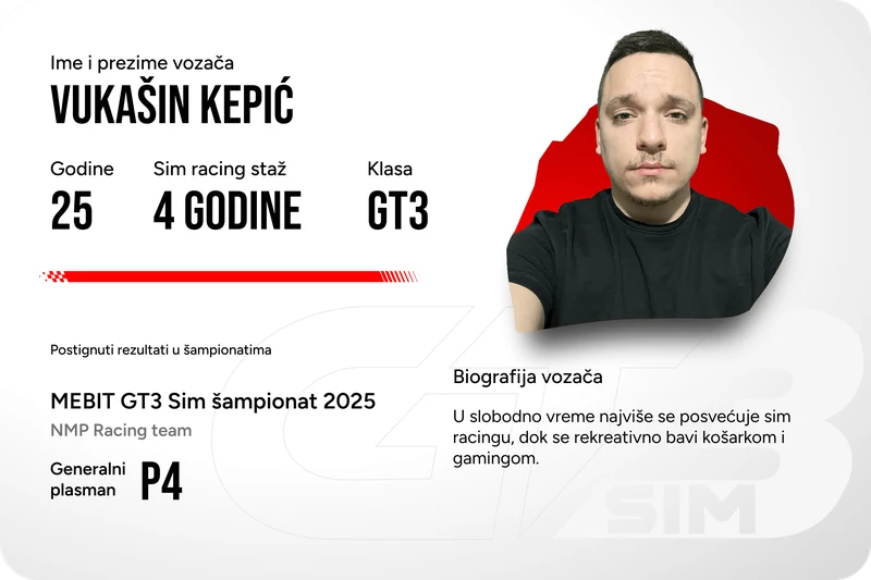 GT3 vozač 4