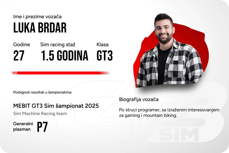 GT3 vozač 7