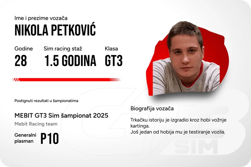 GT3 vozač 9