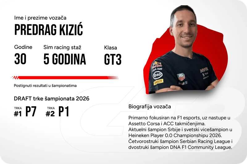 GT3 vozač 10