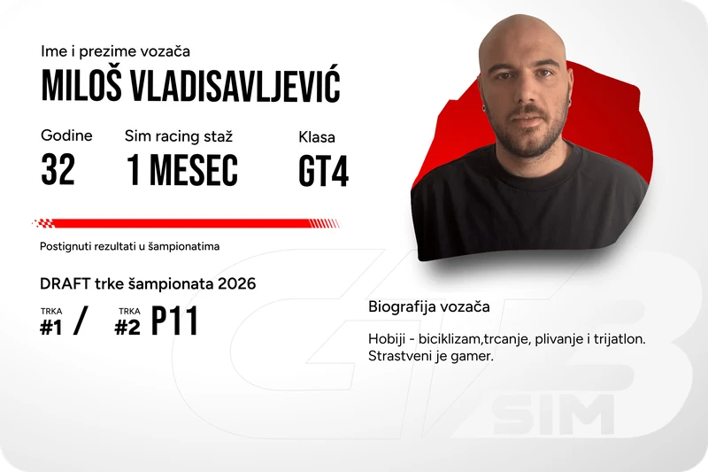 GT4 vozač 16
