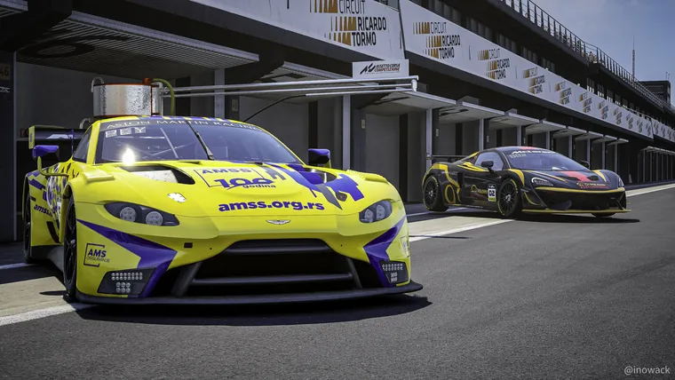Second race of the 2026 Serbian GT Sim Championship in Valencia