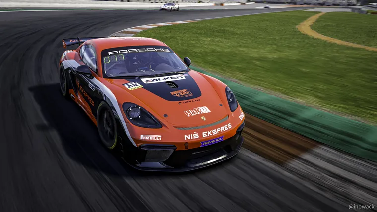 Second race of the 2026 Serbian GT Sim Championship in Valencia