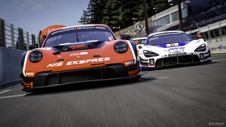 First race of the 2026 Serbian GT Sim Championship at Spa-Francorchamps