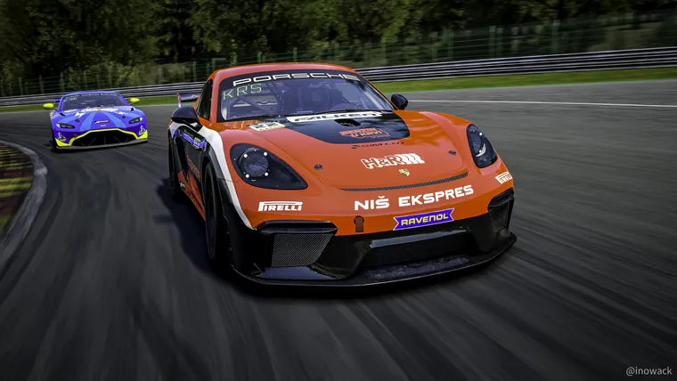First race of the 2026 Serbian GT Sim Championship at Spa-Francorchamps