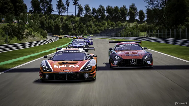 First race of the 2026 Serbian GT Sim Championship at Spa-Francorchamps