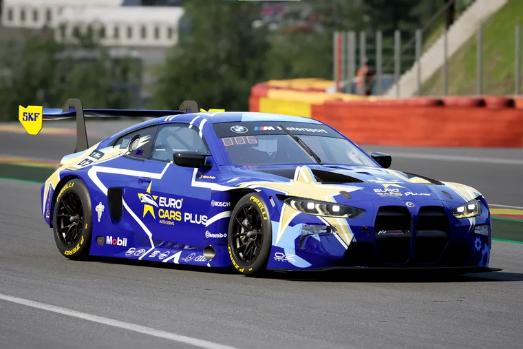 The Euro Cars Plus team car for the 2026 season